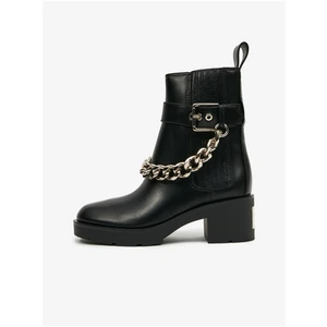 Black Ladies Ankle Boots Guess Parsle - Women