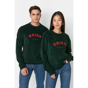 Trendyol Sweatshirt - Green - Regular fit