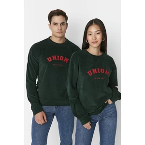 Trendyol Sweatshirt - Green - Regular fit