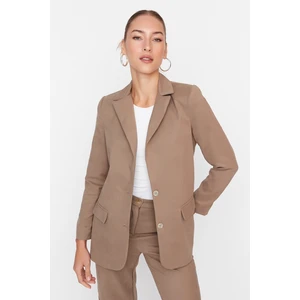 Trendyol Blazer - Khaki - Regular fit