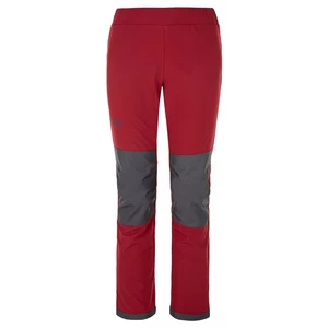 Children's softshell pants Kilpi RIZO-J DARK RED