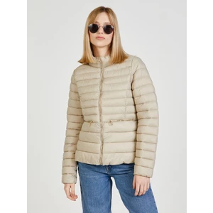 Beige Quilted Winter Jacket ONLY Madeline - Women