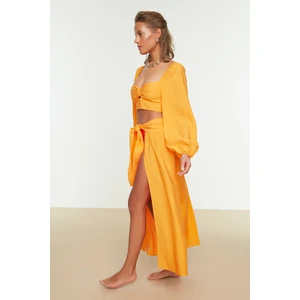 Trendyol Orange Fastening Detailed Bottom Top Set