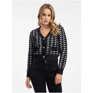 Orsay White and Black Women's Patterned Cardigan - Women's