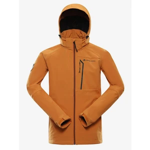 Men's softshell jacket ALPINE PRO HOOR golden oak