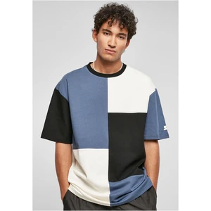 Starter Patchwork Oversize T-Shirt VintageBlue/Black/Light White