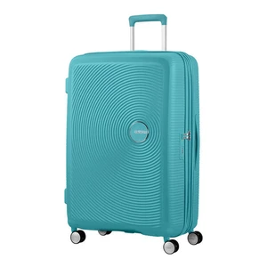 American Tourister Cestovní kufr Soundbox Spinner EXP 97/110 l - světle modrá