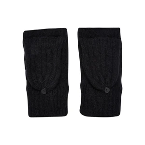 Open gloves black