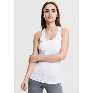 Women's jersey tank top white