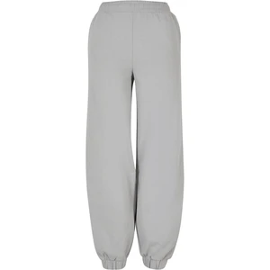 Women's high-waisted bio balloon sweatpants, light asphalt