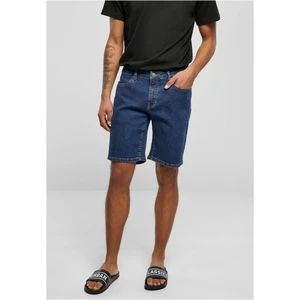 Relaxed cut denim shorts medium indigo washed