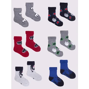 Yoclub Kids's Terry Socks 6-Pack SKF-0003C-AA00-002