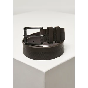 Base strap made of imitation leather brown