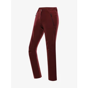 Women's softshell pants ALPINE PRO NUTTA pomegranate