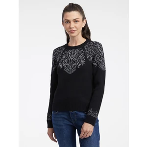 Orsay Black Women's Patterned Sweater - Women's