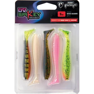 Fox rage gumová nástraha uv spikey shad mixed colour pack 5 ks-12 cm