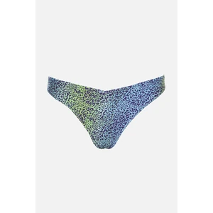 Trendyol Green Leopard Pattern Bikini Bottom