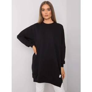 RUE PARIS Black cotton dress for women