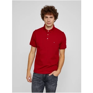 Red Men's Polo T-Shirt Tommy Hilfiger 1985 Slim Polo - Mens