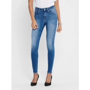 Blue Cropped Skinny Fit Jeans ONLY Blush