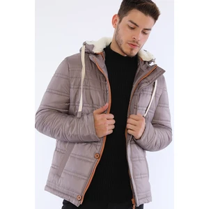 M8645 DEWBERRY MEN'S COAT-DARK BEIGE