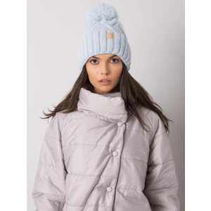 Light blue isolated winter hat