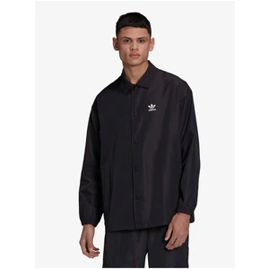 Black Men's Shirt Lightweight Jacket adidas Originals Coach Jacket - Men's