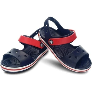 Crocs Kids' Crocband Sandal Navy/Red 32-33