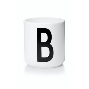 Biely porcelánový hrnček Design Letters Personal B