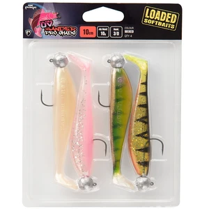 Fox rage gumová nástraha zander pro loaded uv mixed colour packs - 7 cm 5 g