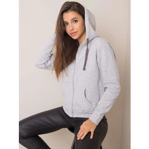 YOU DON´T KNOW ME Gray melange sweatshirt