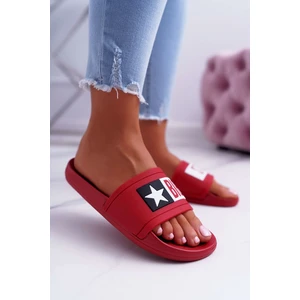 Women's Slides Big Star Red DD274A267