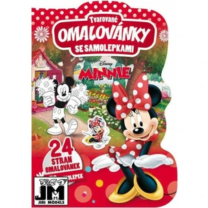 JIRI MODELS Omalovánky tvarované + samolepky Minnie Mouse