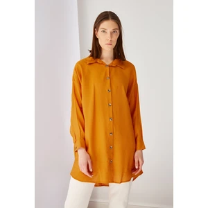 Trendyol Tile Back Button Detailed Tunic