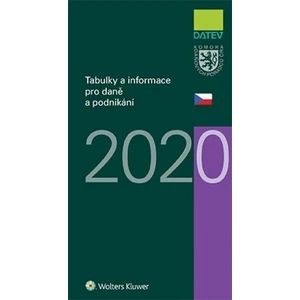 Tabulky a informace pro daně a podnikání 2020 - Ivan Brychta