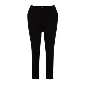 Trendyol Curve Black High Waist Non-Fading Black Stretchy Skinny Jeans