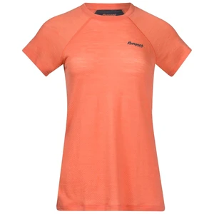 Dámské tričko Bergans  Floyen Wool Tee Orange