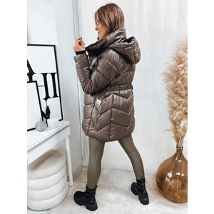 Women's quilted winter coat BLOOM mocha Dstreet