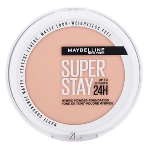 Maybelline SuperStay 24H Hybrid Powder-Foundation kompaktní pudrový make-up pro matný vzhled odstín 21 9 g