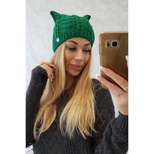 Beanie with fleece Rabbid K237 green