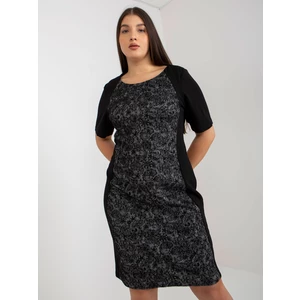 Black pencil dress size plus with short sleeves