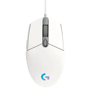 Herná myš Logitech G203 Lightsync, white