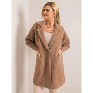 Women's coat Fashionhunters Beige