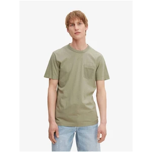 Khaki Men's Basic T-Shirt with Pocket Tom Tailor - Men