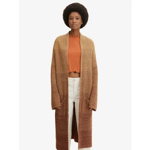 Brown Women's Long Cardigan Tom Tailor - Women