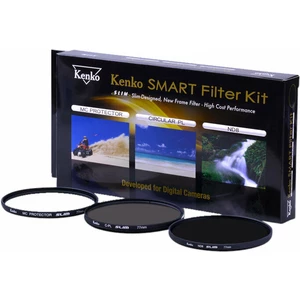 Kenko Smart Filter 3-Kit Protect/CPL/ND8 82mm Filtru obiectiv