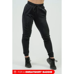 Nebbia High-Waist Joggers INTENSE Signature Black S Pantalon de fitness