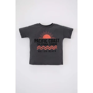 DEFACTO Baby Boy Regular Fit Printed Short Sleeve T-Shirt