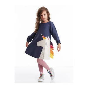 Lányka ruha Denokids CFF-19K1-039/Navy Blue,White