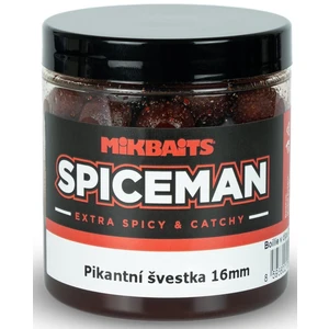 Mikbaits boilie v dipe spiceman  pikantná slivka 250 ml - 16 mm